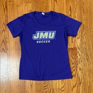 Sport-Tek Kids Purple JMU Soccer Tee